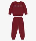 Blusão com Calça Moletom Rovi Kids Vermelho