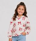 Blusão Com Capuz Feminino Infantil Select Bege