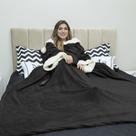Blusão Confortável de Manta para Sala e Quarto Casa Dona