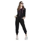 Blusao Cropped Moletom Cereja Rosa 66278