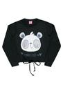 Blusão de Moletom Infantil Menina Panda Lover Kamylus Blusão de Moletom Infantil Menina Panda Lover Kamylus