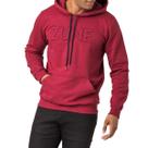 Blusão de Moletom Masculino Canguru Com Capuz Vinho Zune