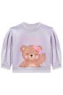 Blusao em moletom com pelucia