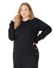 Blusão Fem. Em Moletinho C/ Lurex Plus Size G1 A G5 Malwee Blusão Fem. Em Moletinho C/ Lurex Plus Size G1 A G5 Malwee