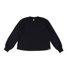 Blusão Feminino Cativa Plus Size Textura de Tricô Preto