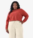 Blusão Feminino Malhão Plus Size Secret Glam Marrom Blusão Feminino Malhão Plus Size Secret Glam Marrom
