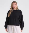 Blusão Feminino Malhão Plus Size Secret Glam Preto