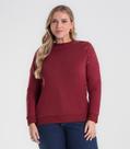 Blusão Feminino Molecotton Plus Size Secret Glam Vermelho