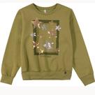 Blusão Feminino Moletom Flanelado Bordado Lantejoulas Cativa Kids
