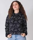 Blusão Feminino Moletom Flanelado Stitch Preto-49065