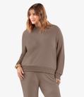 Blusão Feminino Plus Size Manga Longa Secret Glam Cinza Blusão Feminino Plus Size Manga Longa Secret Glam Cinza