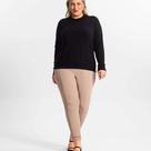 Blusão Feminino Plus Size Manga Longa Secret Glam Rovitex