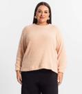 Blusão Feminino Plus Size Secret Glam Rosa Blusão Feminino Plus Size Secret Glam Rosa