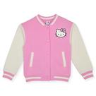 Blusão Hello Kitty Girls Varsity Letterman Bomber Bonbon Rosa