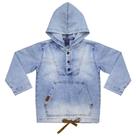 Blusão Infantil Look Jeans c/ Capuz Jeans - UNICA - 02