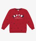 Blusão Infantil Masculino Em Moletom Trick Nick Vermelho