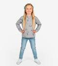 Blusão Infantil Menina Com Capuz Select Cinza