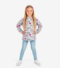Blusão Infantil Menina Com Capuz Select Marrom