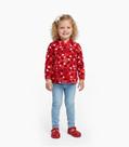 Blusão Infantil Menina Com Capuz Select Vermelho