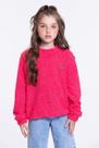 Blusão Infantil Menina Pelinho Rosa