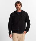 Blusão Masculino Moletom com Capuz e Zíper Cargo Woods Bege