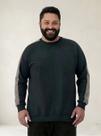 Blusão Masculino Plus Size Moletom Flanelado G1 AO G5 MALWEE Blusão Masculino Plus Size Moletom Flanelado G1 AO G5 MALWEE