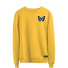 Blusão Moletom Borboleta Masculino e Feminino Personalizado sem Capuz gola Redonda Blusão Moletom Borboleta Masculino e Feminino Personalizado sem Capuz gola Redonda