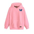 Blusão Moletom Canguru Borboleta Infantil Personalizado com Capuz e Bolso Blusão Moletom Canguru Borboleta Infantil Personalizado com Capuz e Bolso