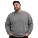Blusão Moletom Masculino Plus Size Gola Redonda Basicamente