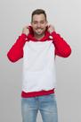 Blusão Moletom Raglan Vermelho para Sublimação - Conforto e Estilo