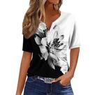 Blusas COTECRAM para o verão de 2024, modernas, manga curta, decote em V, mulheres Blusas COTECRAM para o verão de 2024, modernas, manga curta, decote em V, mulheres
