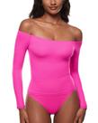 Blusas de manga comprida INLYRIC Inbarely Soft Off Shoulder para mulheres