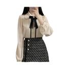 Blusas Femininas Elegantes De Trabalho Com Botões, Estilo Preppy Vintage Coreano, Em Promoção Blusas Femininas Elegantes De Trabalho Com Botões, Estilo Preppy Vintage Coreano, Em Promoção