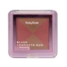 Blush compacto duo db01 hbf5851 ruby rose
