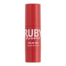 Blush em Stick Melon Pop Ruby Kisses Cor Peach Pop 5g