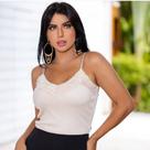 Blusinha Alcinha Rendada Algodão Premium - Cores