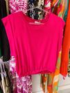 blusinha basica TAM M Cor Rosa
