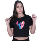 Blusinha Cropped Algodão Lilo and Angel Love