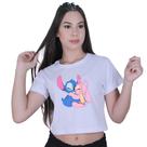 Blusinha Cropped Algodão Lilo e Angel Kiss