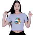 Blusinha Cropped Algodão Lilo Stitch Banho Blusinha Cropped Algodão Lilo Stitch Banho