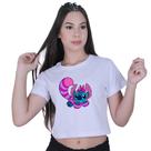 Blusinha Cropped Algodão Lilo Stitch Raposa Blusinha Cropped Algodão Lilo Stitch Raposa