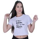 Blusinha Cropped Algodão Racionais Mcs A vida