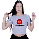 Blusinha Cropped Algodão Rammstein Rock