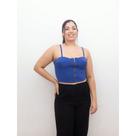 Blusinha Cropped Feminino Zíper