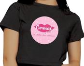 Blusinha Cropped Top Camisa Infantil Blusa Estampada Carmed Club Algodão