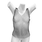 Blusinha de Tela Com Strass Preto