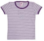 BLUSINHA EM COTTON LISTRADA COM STRASS Nº 4 (2 a 3 anos) BLUSINHA EM COTTON LISTRADA COM STRASS Nº 4 (2 a 3 anos)