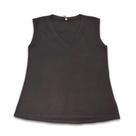 Blusinha Feminina Plus Size Regata Canelada Confortável Decote V Blusinha Feminina Plus Size Regata Canelada Confortável Decote V