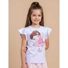 BLUSINHA INFANTIL DA BAILARINA BELA. Tamanho:M VESTE DE 3/6 ANOS