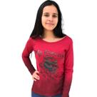 Blusinha manga longa feminina overcore